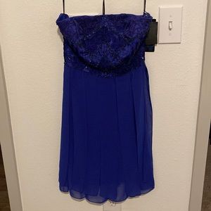 Never been worn Sue Wong strapless beaded dress. Size 6